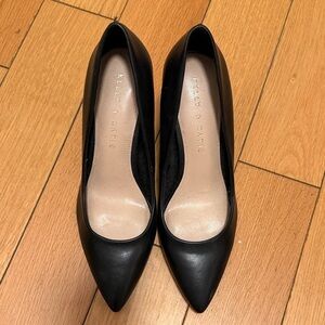 Kelly & Katie Black Pointed Toe Heels